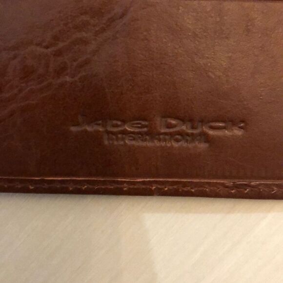 Mens Jade Duck Vintage Leather Wallet - Picture 4 of 4